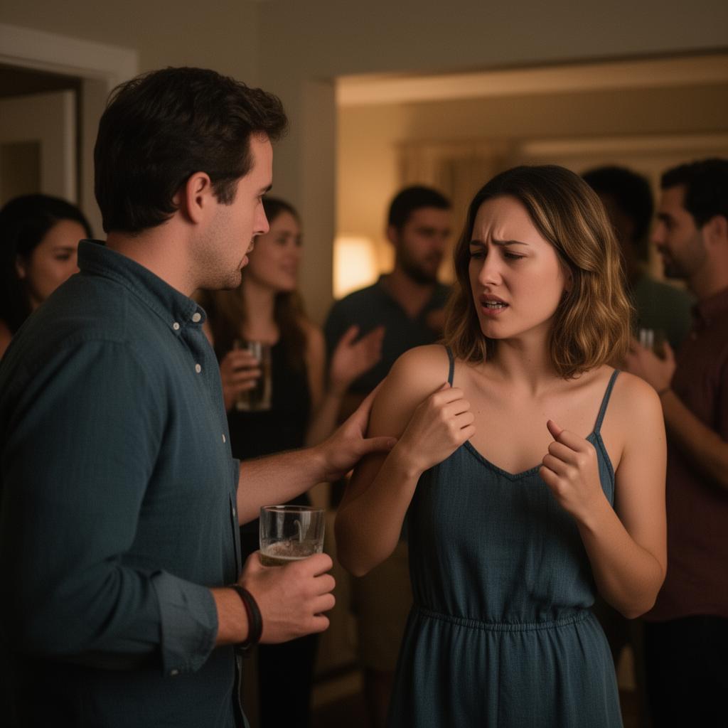 Grenzüberschreitung auf einer Party